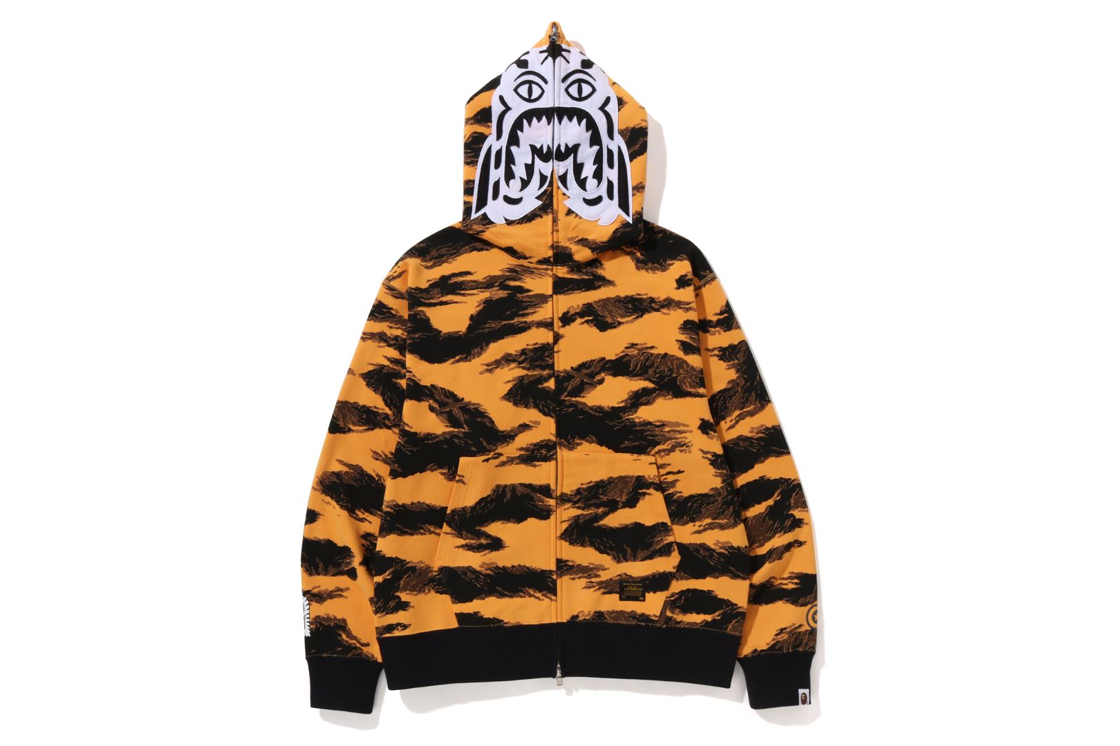 TIGER CAMO TIGER RELAXED FIT FULL ZIP HOODIE