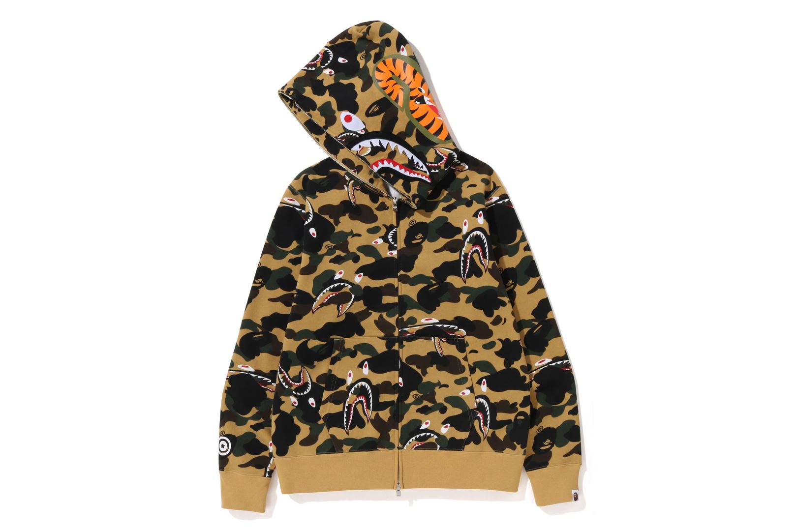 SHARK 1ST CAMO SHARK FULL ZIP HOODIE