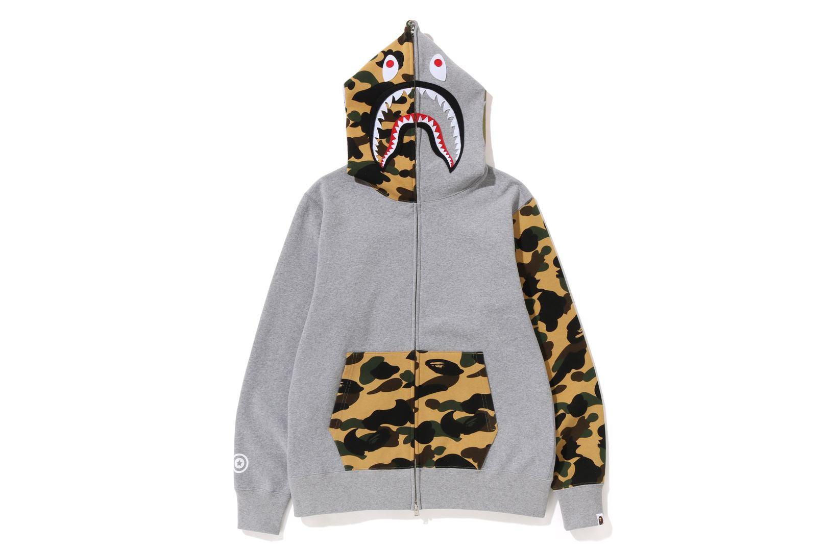 1ST CAMO SHARK FULL ZIP HOODIE