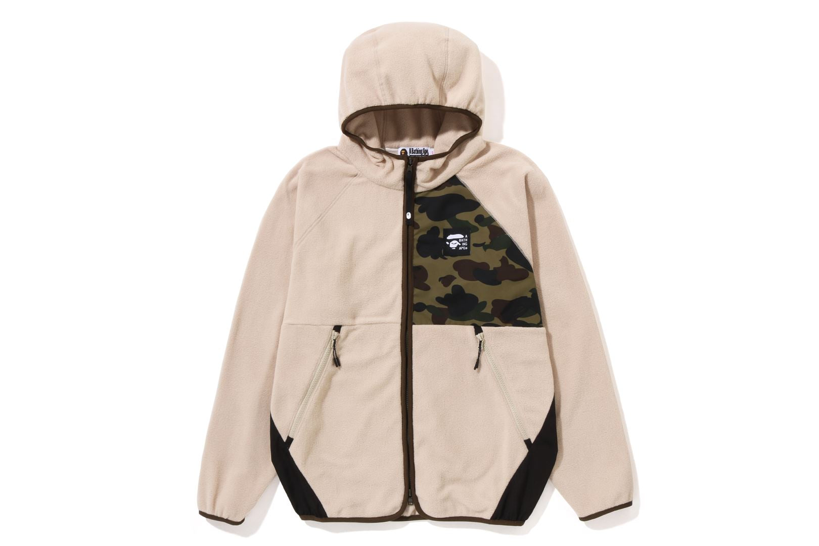 1ST CAMO FLEECE ZIP HOODIE