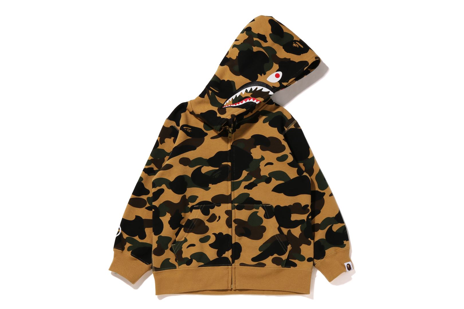 1ST CAMO SHARK ZIP HOODIE