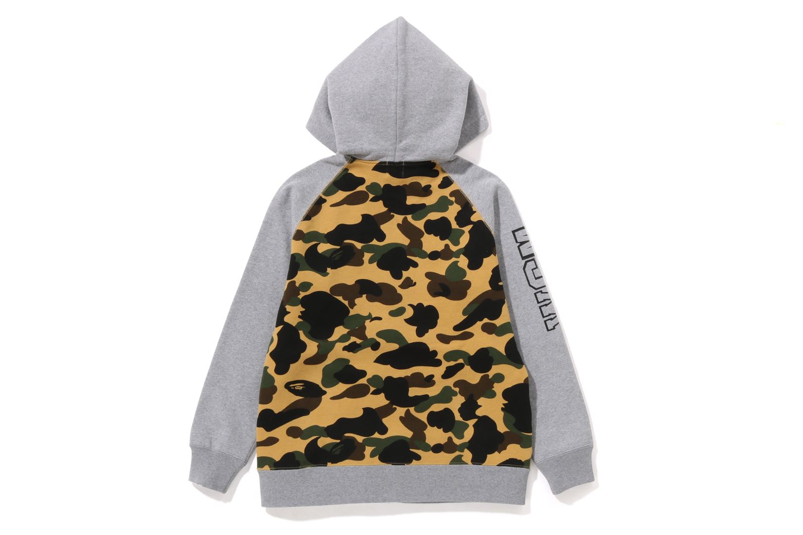 1ST CAMO SHARK PATCH ZIP HOODIE