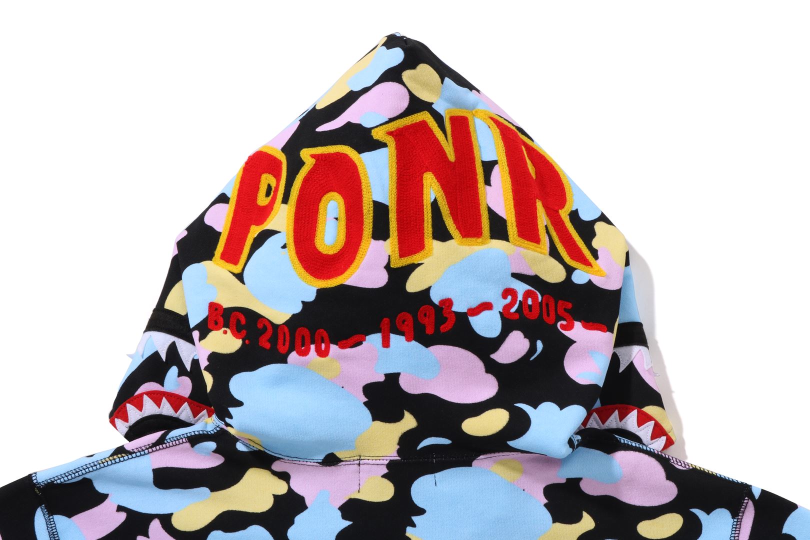 NEW MULTI CAMO 2ND SHARK FULL ZIP HOODIE