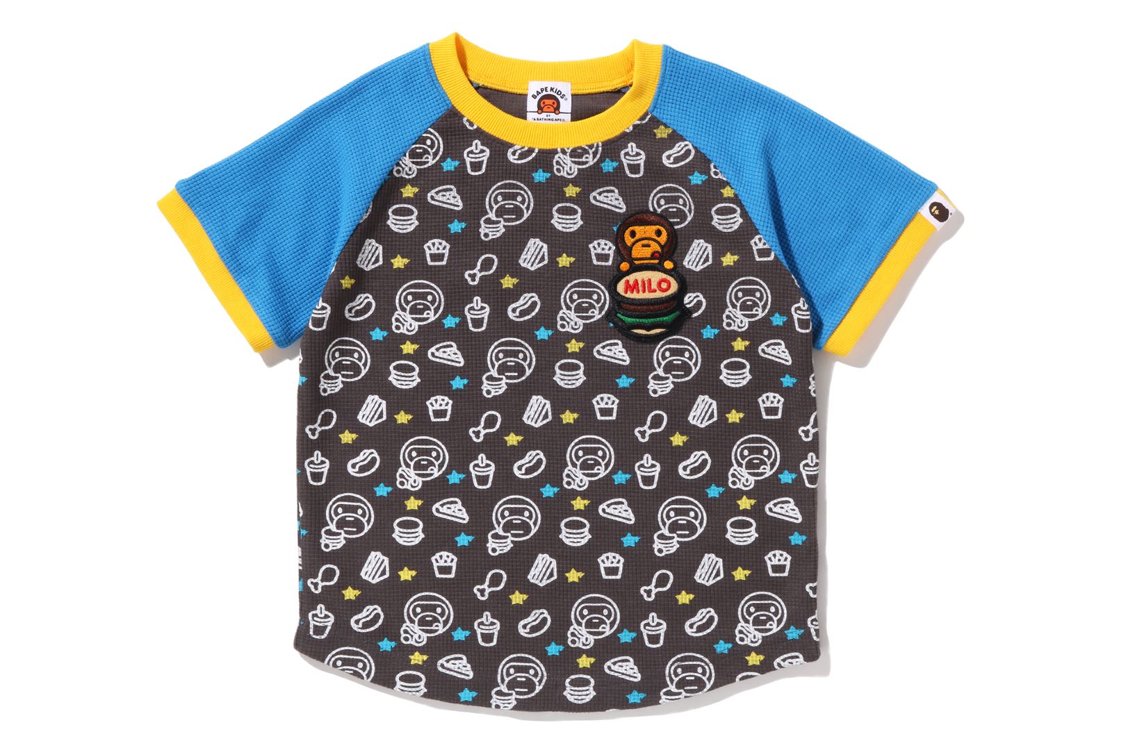 BABY MILO JUNK FOOD RAGLAN TEE