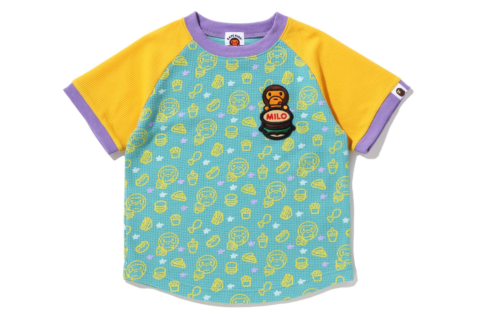 BABY MILO JUNK FOOD RAGLAN TEE