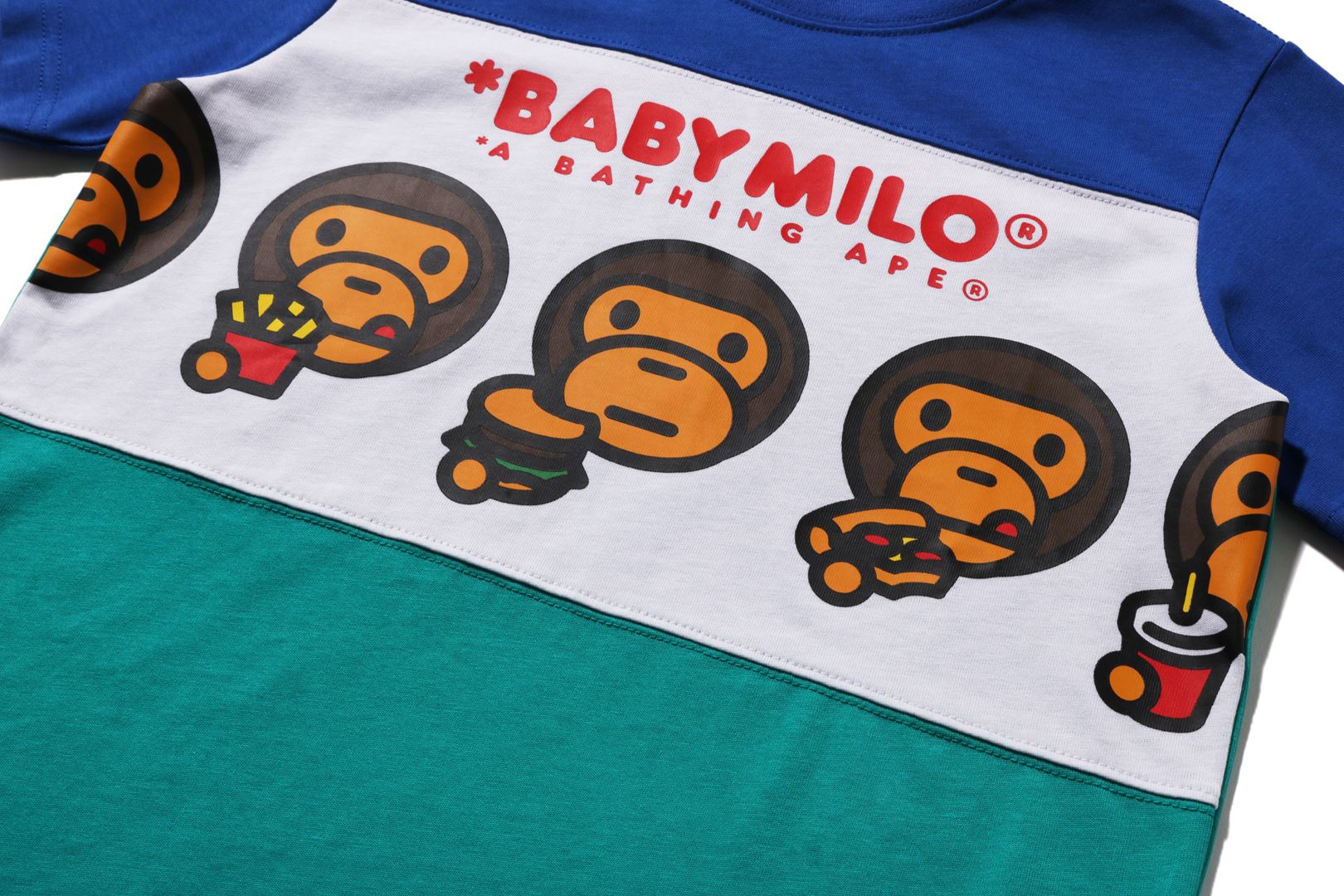 BABY MILO JUNK FOOD COLOR BLOCK TEE