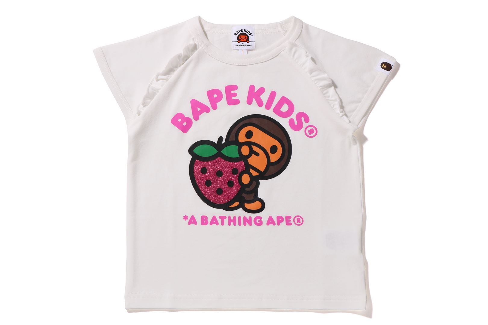 STRAWBERRY MILO FRILL TEE