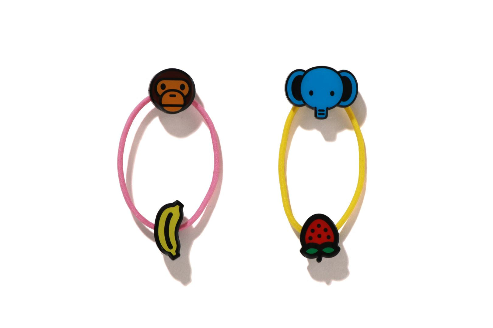 BABY MILO FRIENDS FRUIT HAIR RUBBER BAND SET