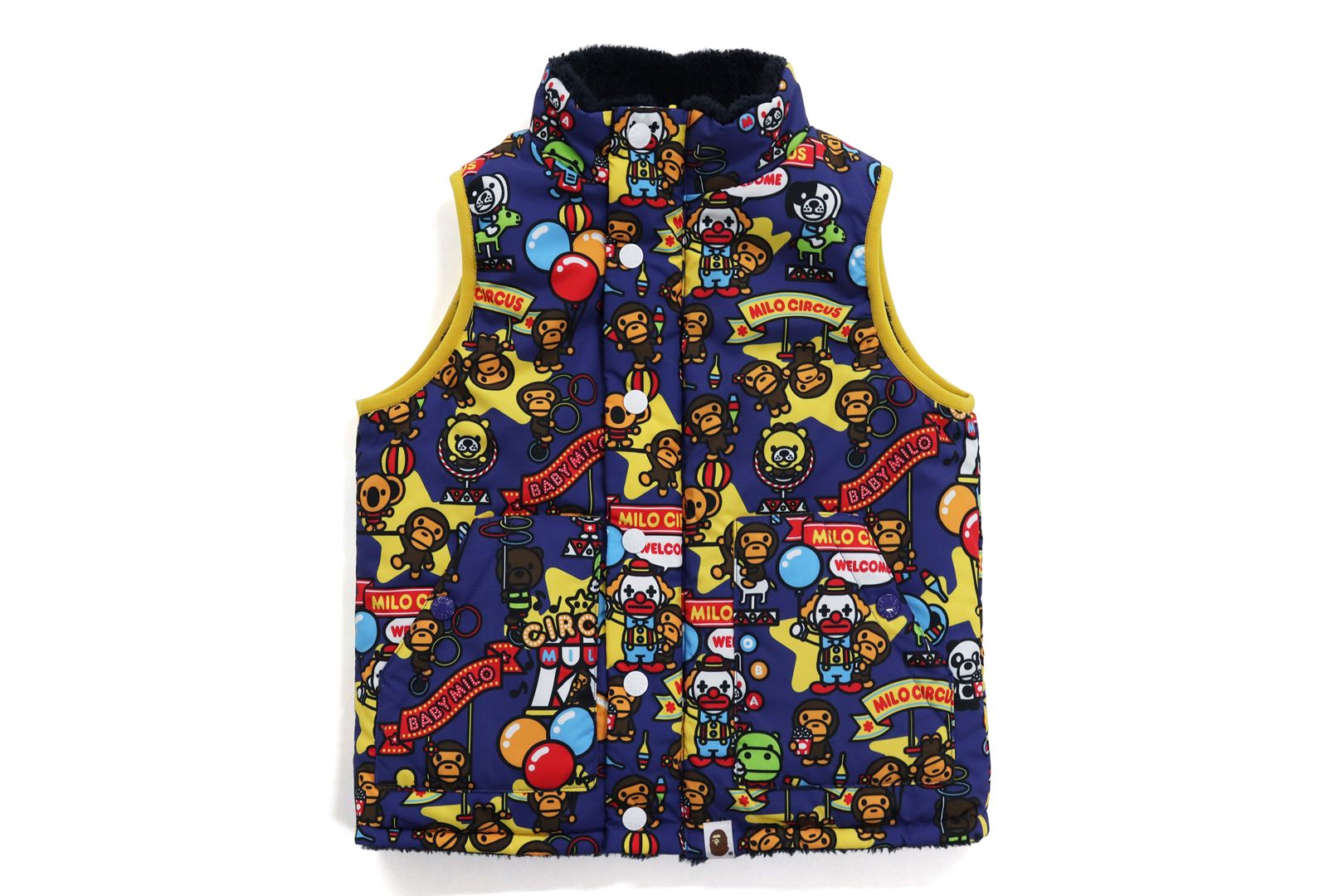 BABY MILO CIRCUS REVERSIBLE VEST