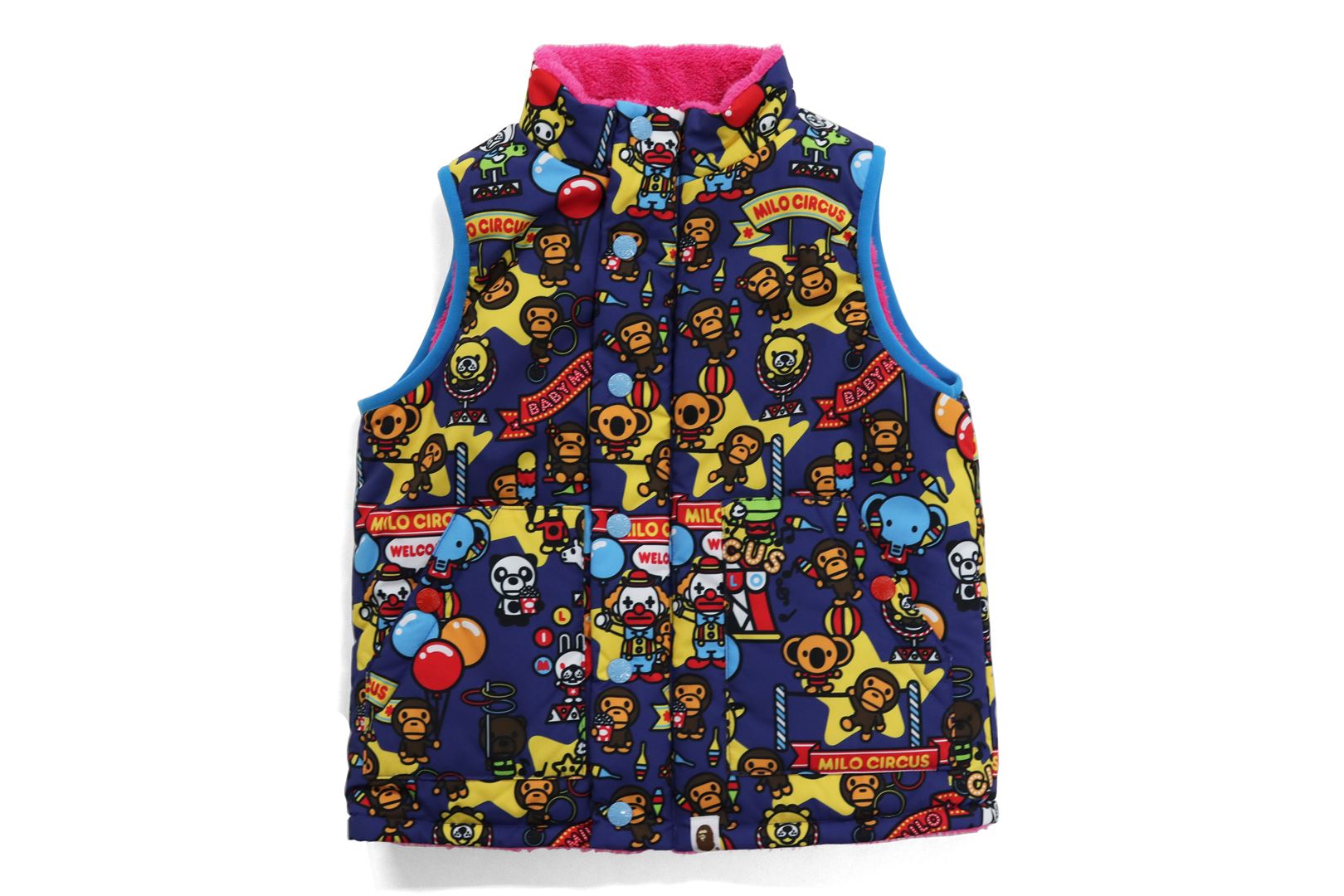 BABY MILO CIRCUS REVERSIBLE VEST