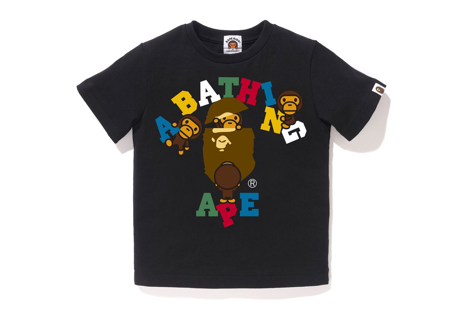 MULTI COLOR TEXT COLLEGE MILO TEE