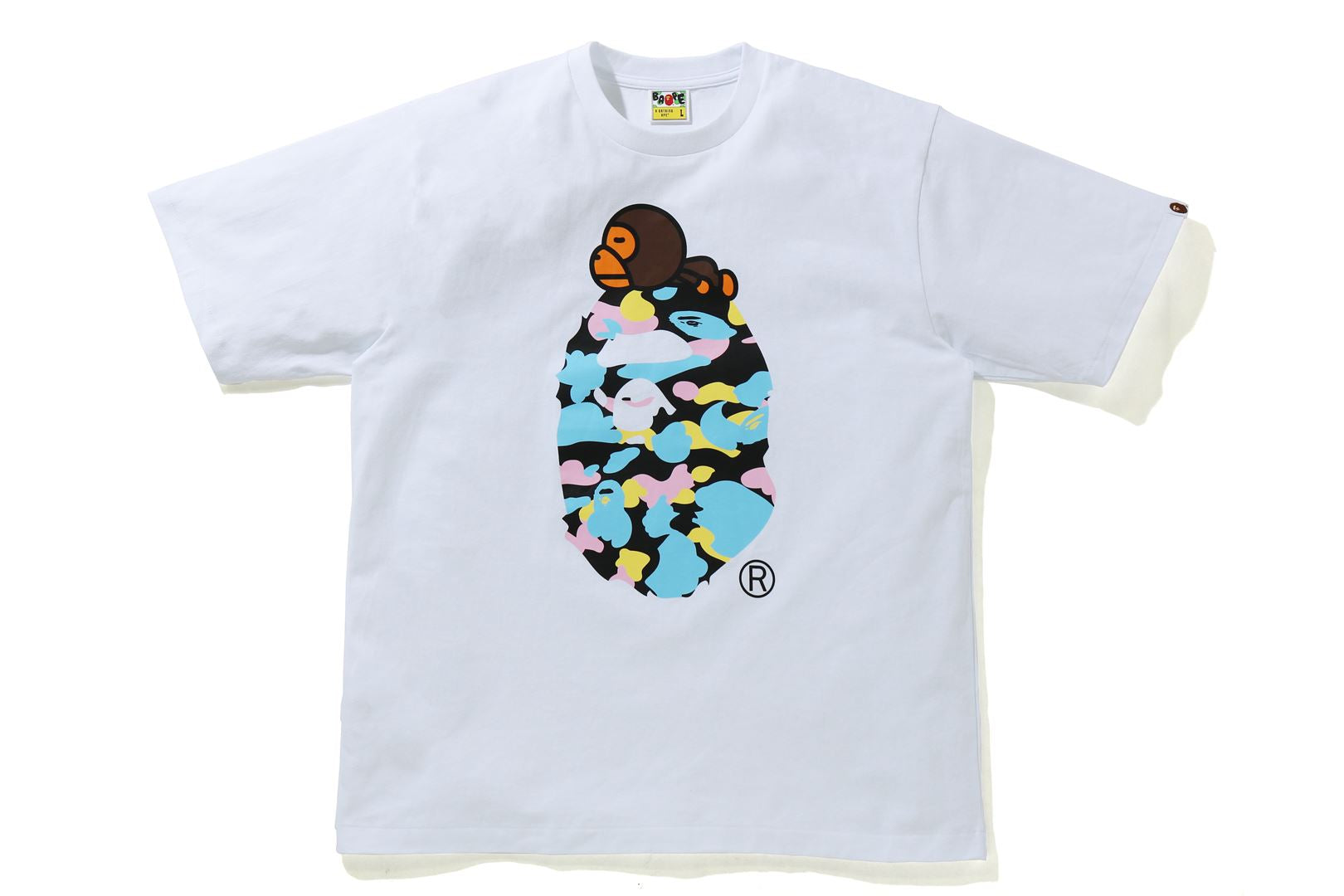 NEW MULTI CAMO MILO ON APE RELAXED FIT TEE