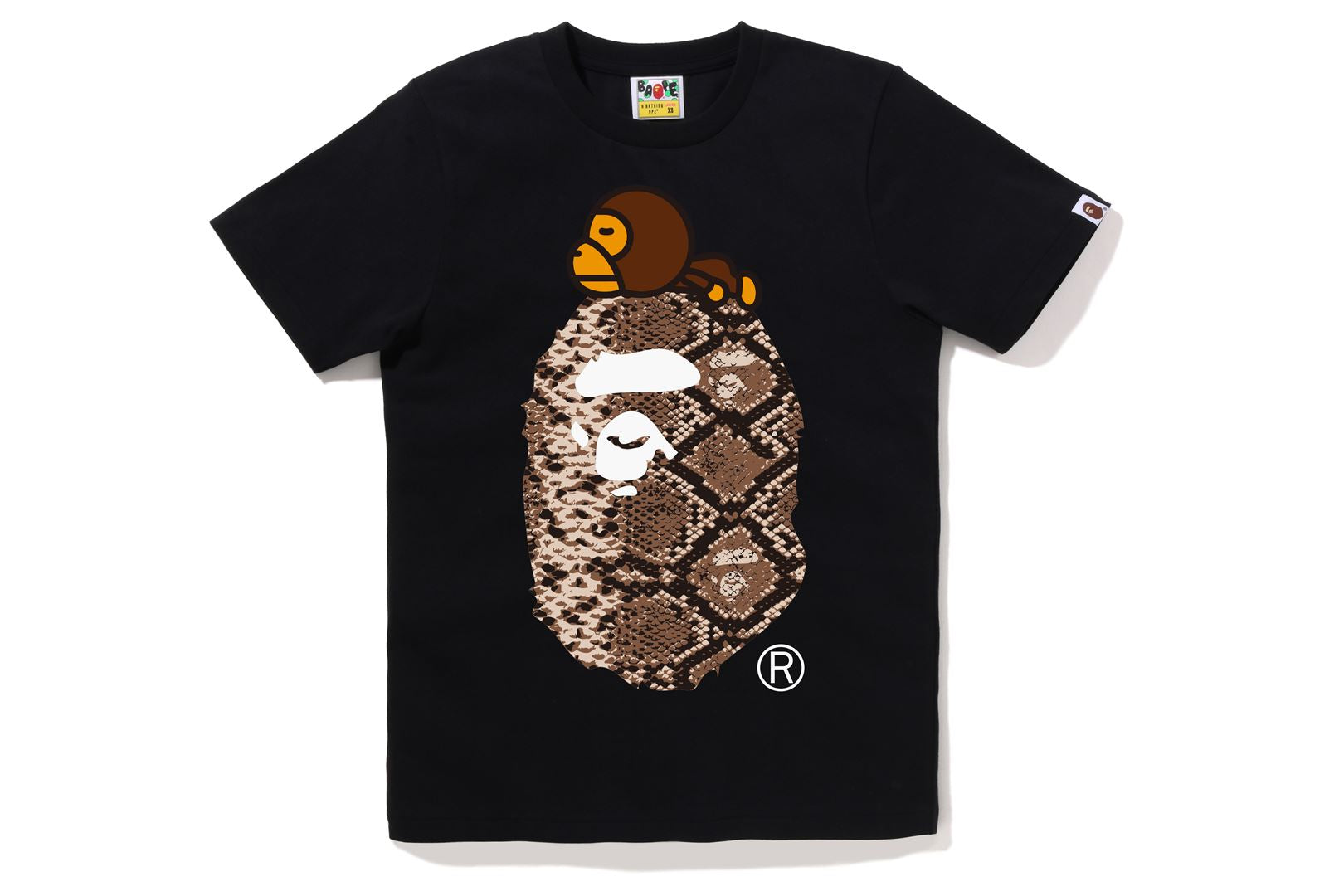 BAPE SNAKE MILO ON BIG APE TEE