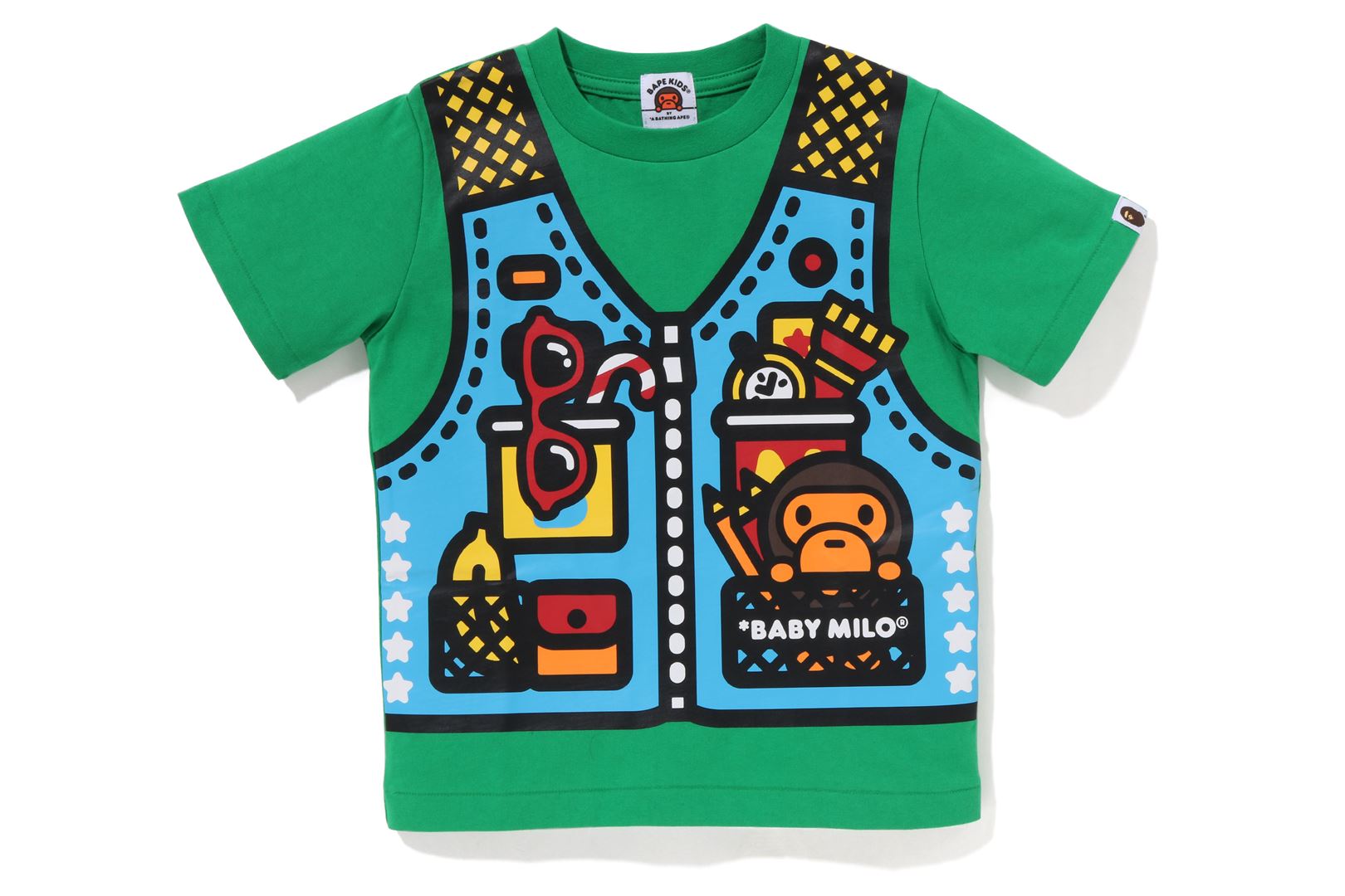 BABY MILO FISHING VEST PRINT TEE