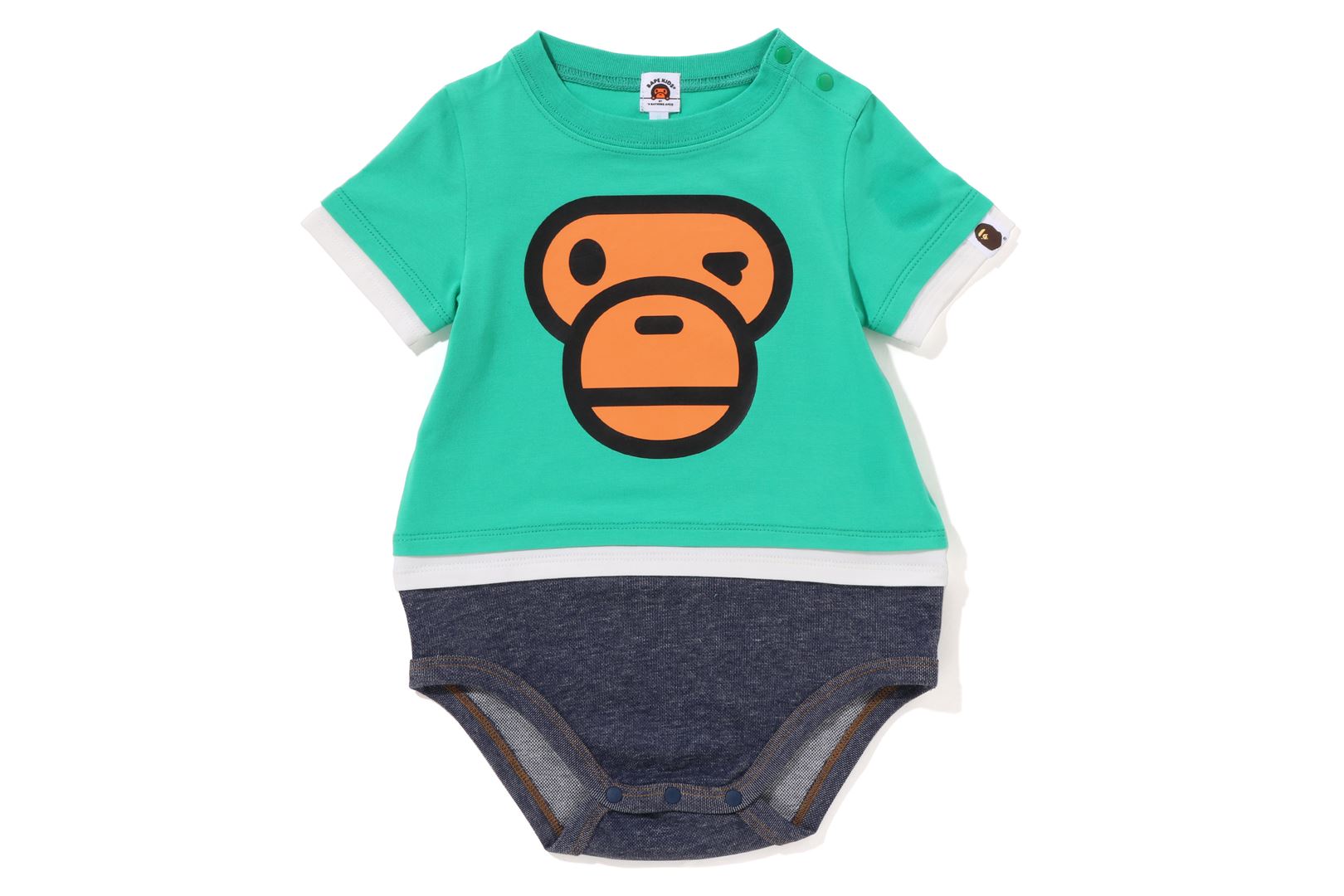 BABY MILO FACE LAYERED BODYSUIT