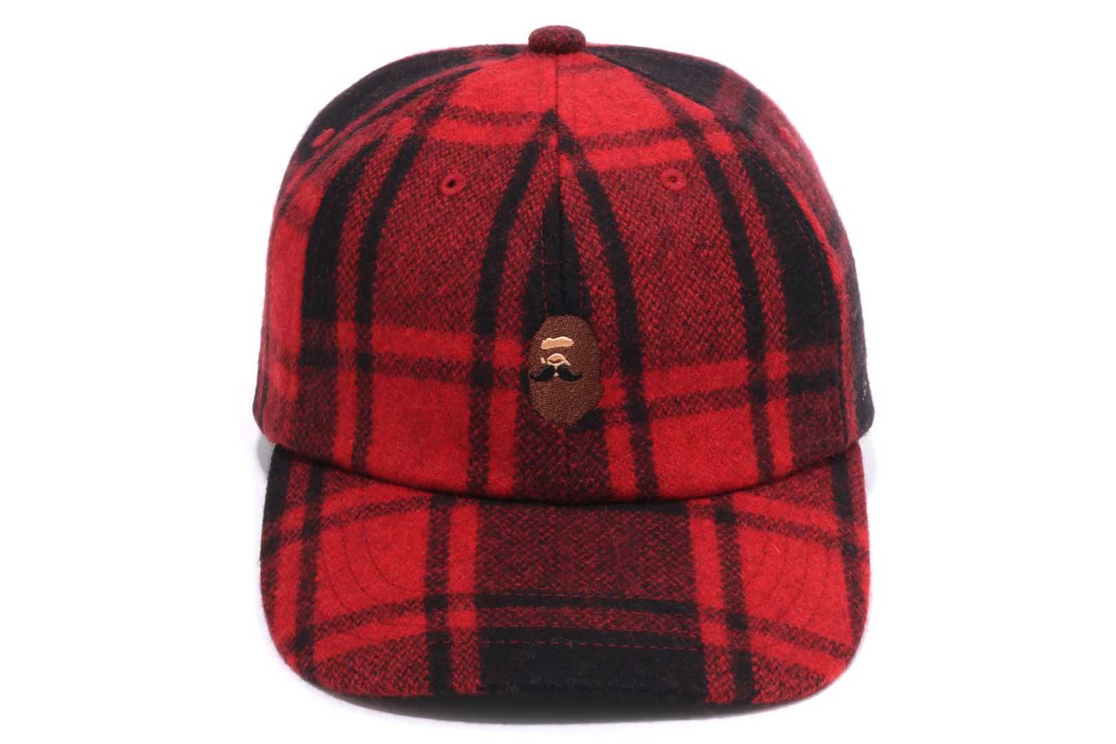 MR BATHING APE FLANNEL CHECK CAP