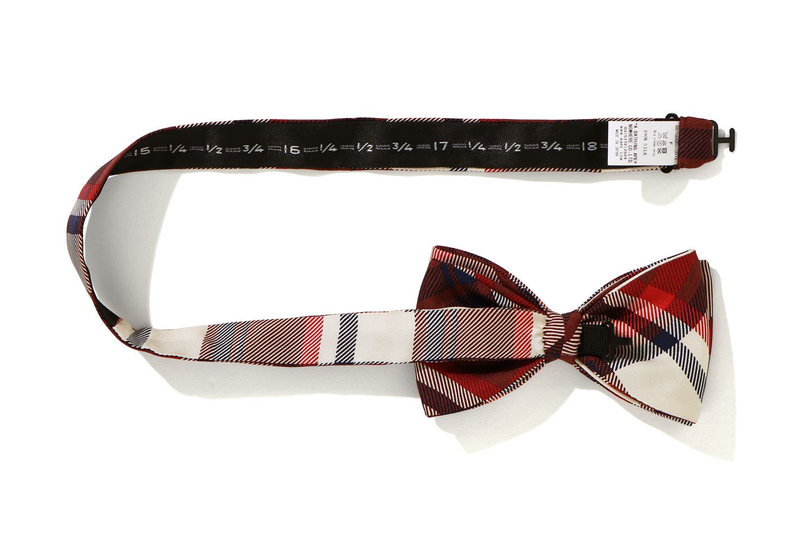 BAPE CHECK BOW TIE