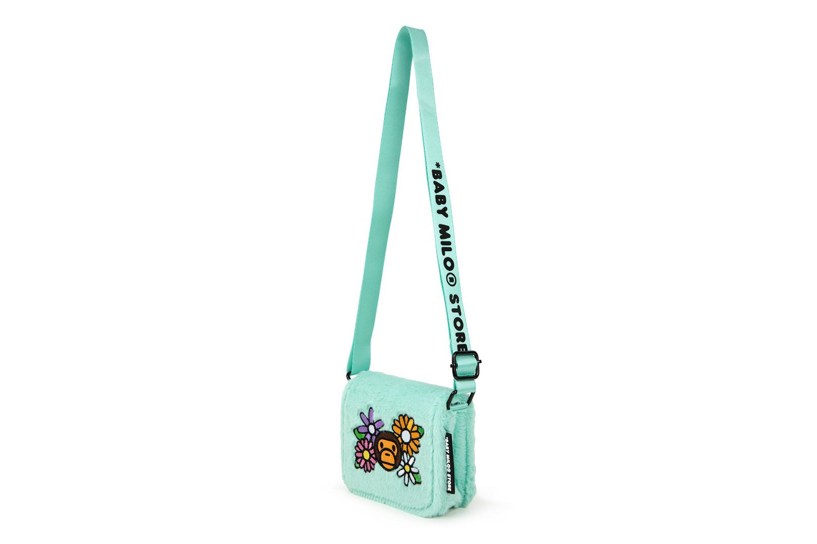 BABY MILO FLOWER FUR MINI CROSS BAG