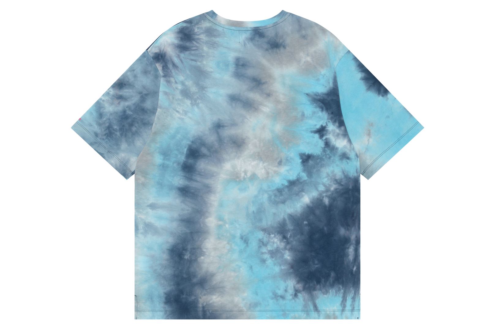 TIE DYE GRAPHIC SLIT TUNIC TEE