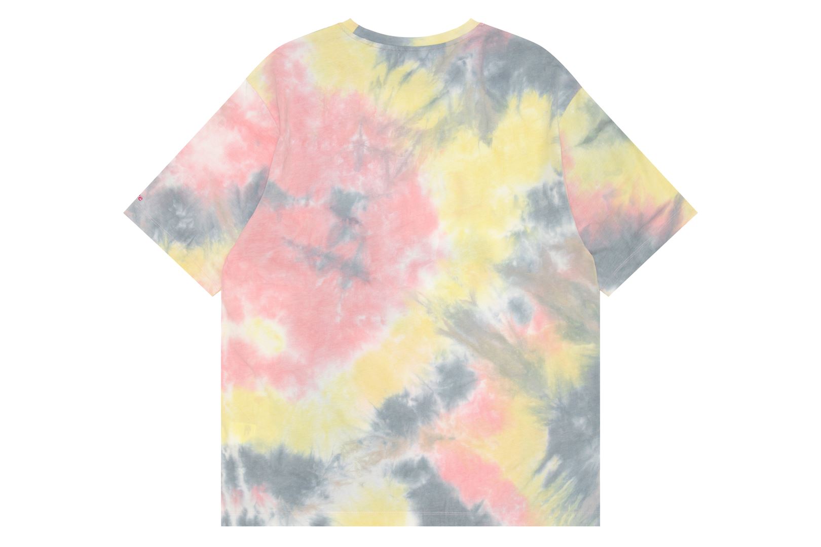 TIE DYE GRAPHIC SLIT TUNIC TEE