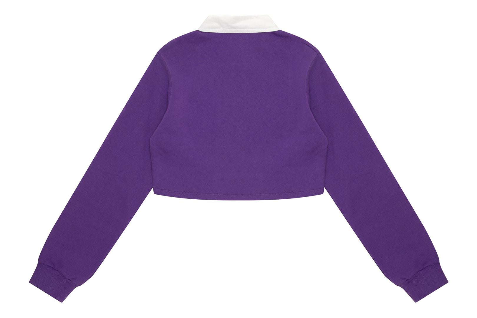 CROPPED POLO SWEATSHIRT