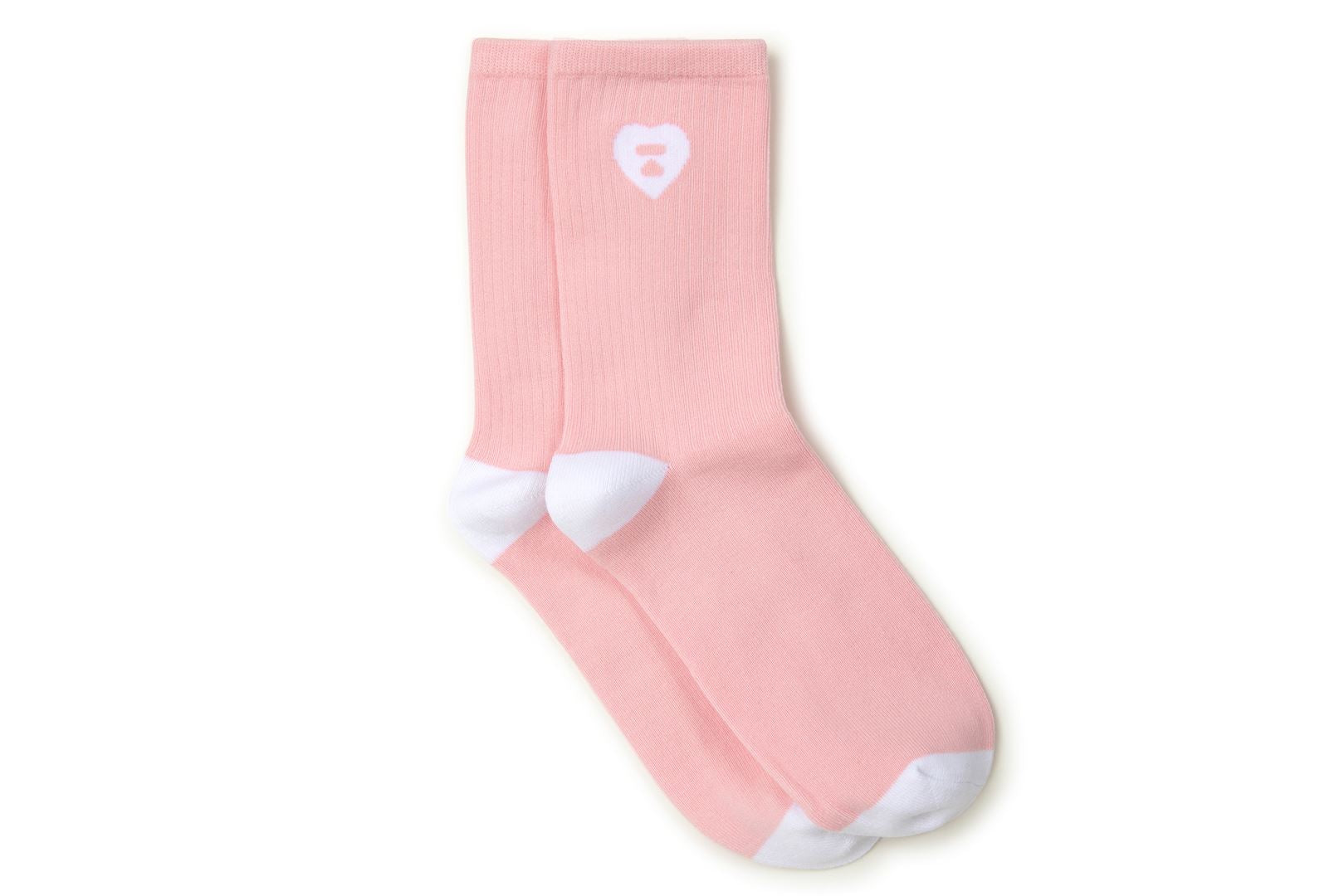 RIBBED INTARSIA LOGO SOCKS