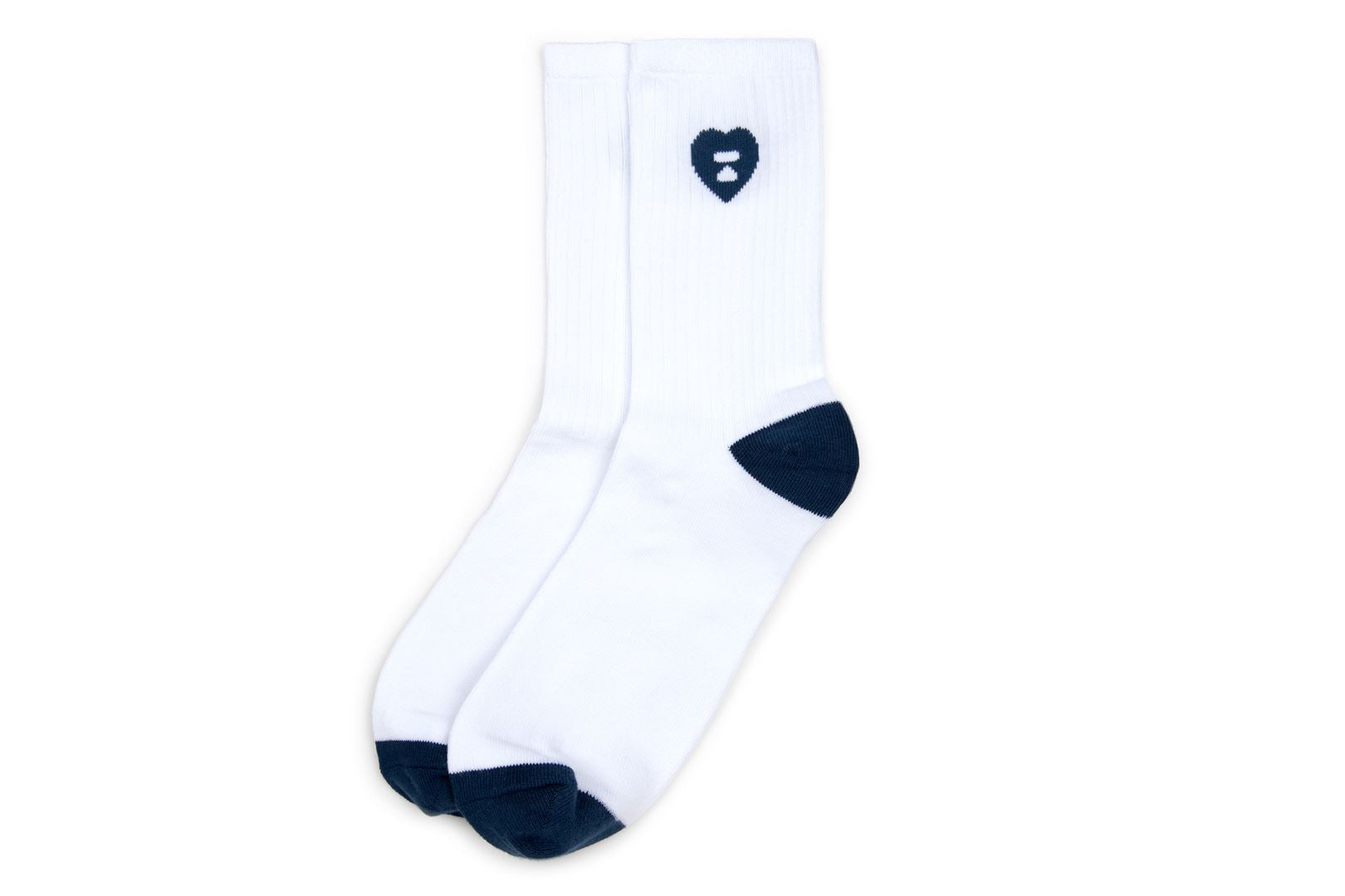 RIBBED INTARSIA LOGO SOCKS