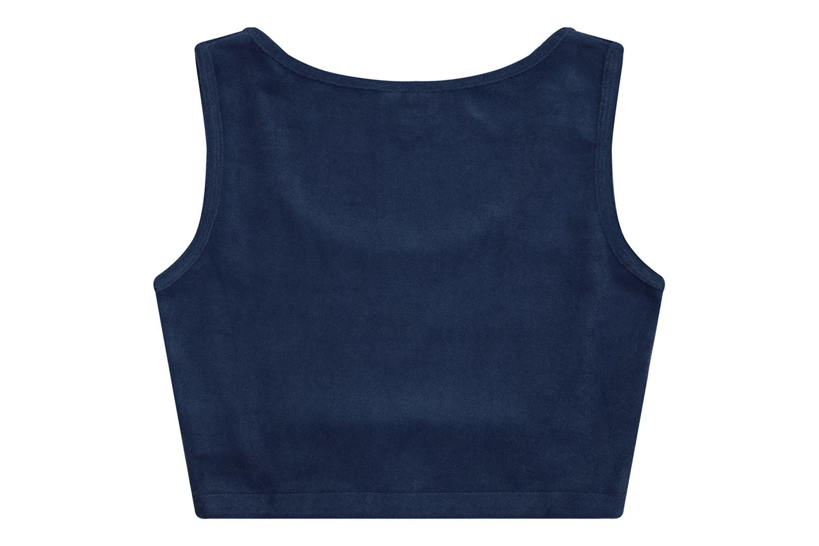 TOWELLING CROP TANK TOP