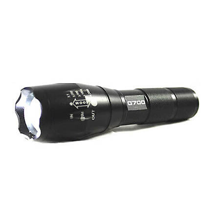 Genuine USB LED Tactical Military Flashlight Torch 50000 Lumens