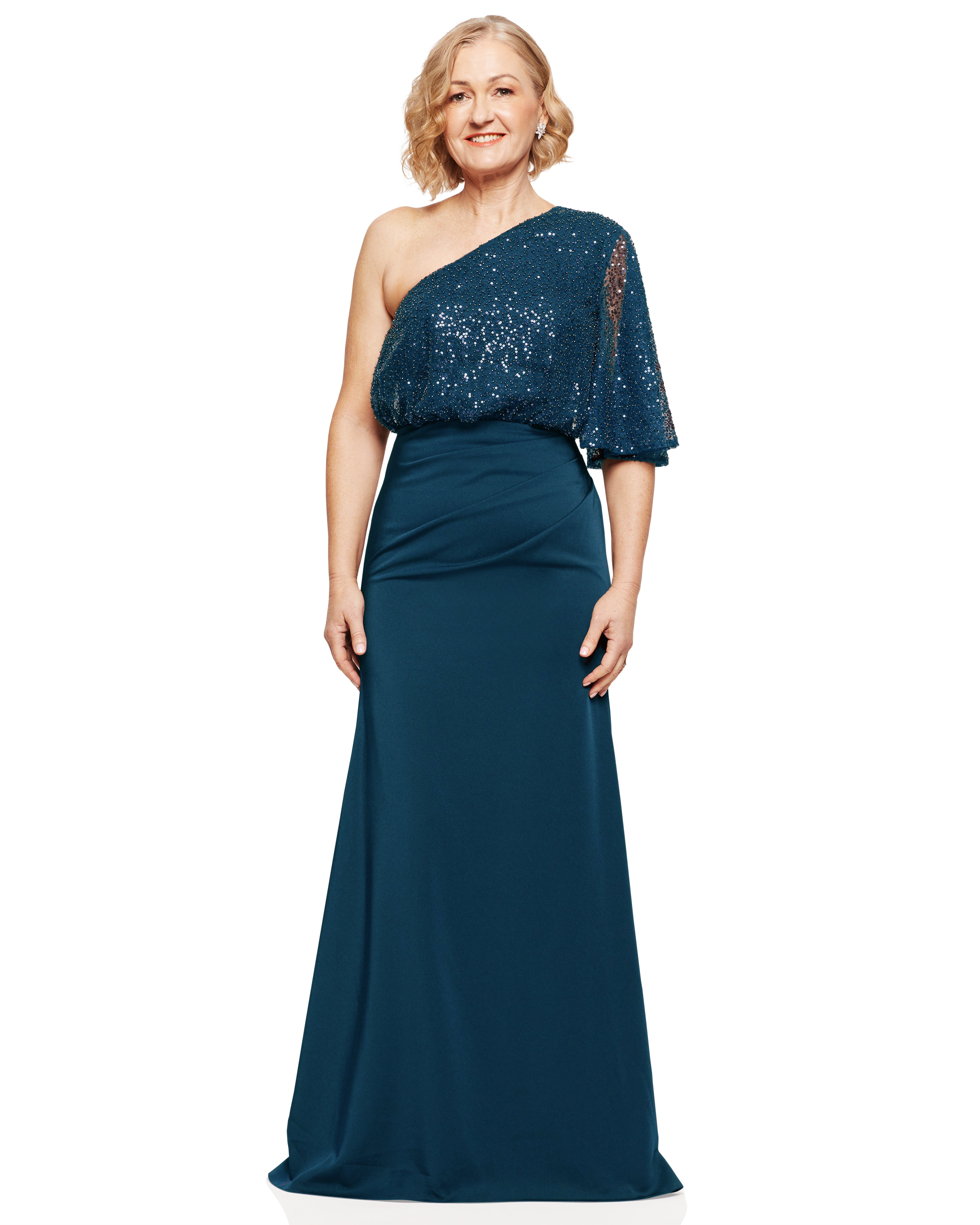 Colleen One Shoulder Gown