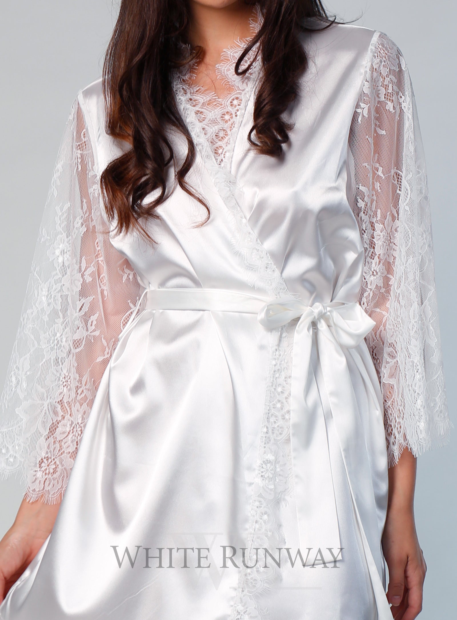 Marseille Satin Lace Robe