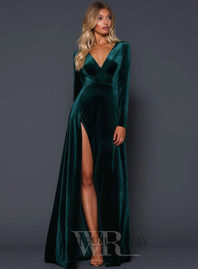 Emerald Green William Dress by Elle Zeitoune – White Runway