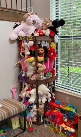 2', 32, 3', 4' Personalized Stuffed Animal Zoo, Wood Animal Holder,  Storage, Stuffed Animal Organizer, Kids Gifts, Ball Storage, Birthday Gift