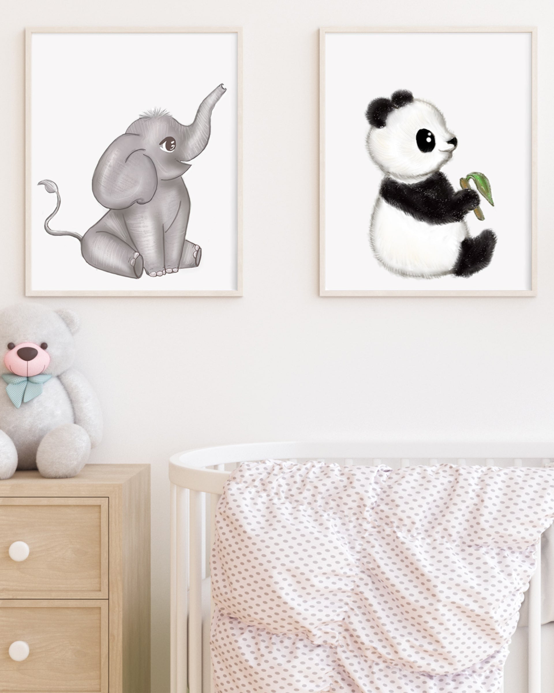 elephant pictures for baby nursery