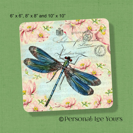 Metal Wreath Sign * Dragonflies Are Sent * 3 Sizes * Lightweight – Personal  Lee Yours
