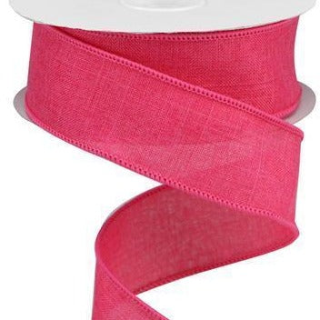 Wired Ribbon * Solid Light Pink Canvas * 1.5 x 10 Yards * RG127815 –  Personal Lee Yours