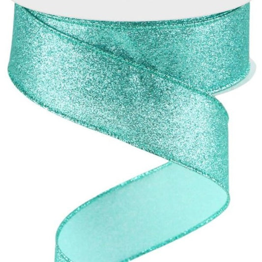 1.5 Shimmer Glitter Ribbon: Lime Green (10 Yards) [RGC1596E9] 