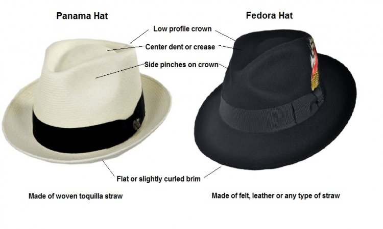 Panama Hat Vs. Fedora Hat | Fashionable Hats