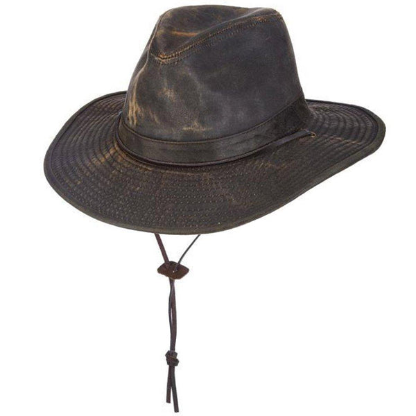 Dorfman Pacific Hinterlands Canvas Outback Hat