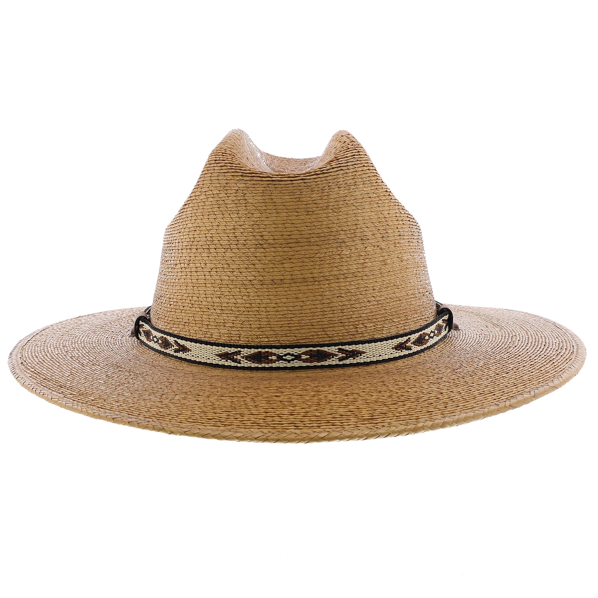 Stetson Calhoun Palm Straw Gus Western Hat: Size: XL Natural