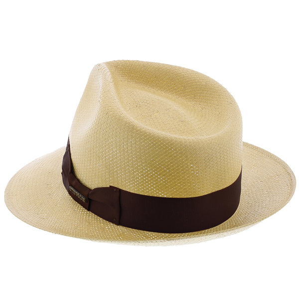 Adventurer - Stetson Shantung Straw Fedora Hat - TSADTR – Fashionable Hats