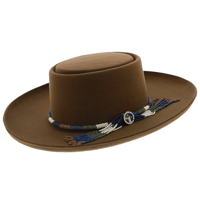 Midtown Wide Flat Brim Hat