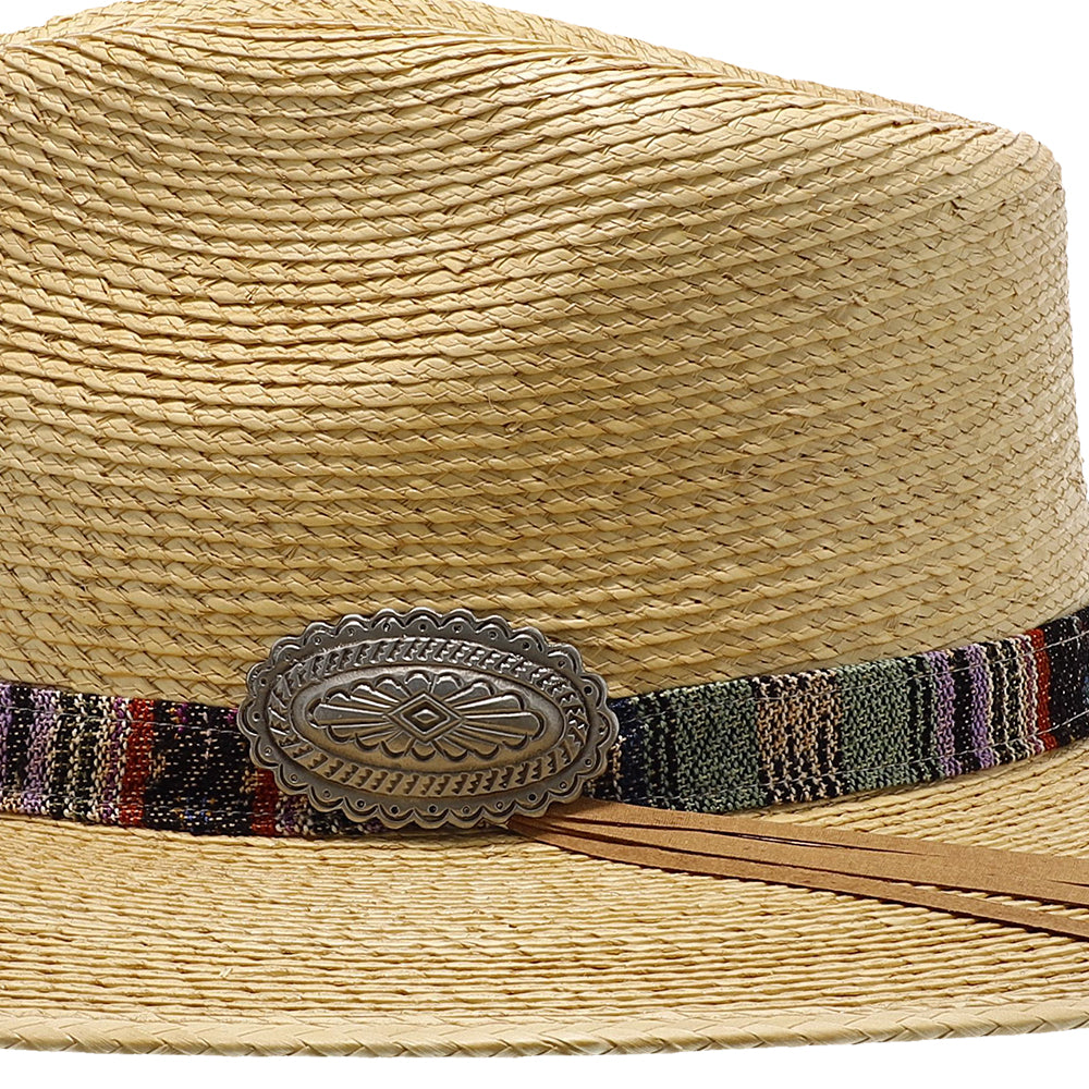 Saltillo - Charlie 1 Horse Straw Fedora Hat