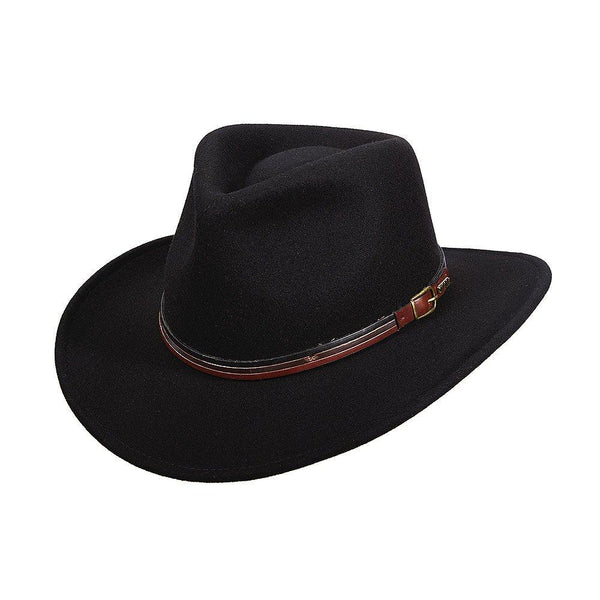 Down under Scala Crushable Wool Felt Outback Hat | Fashionable Hats