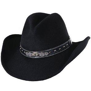 Big Guns - Scala LF577 Taupe Wool Felt Outback Hat w/ Shapeable Brim
