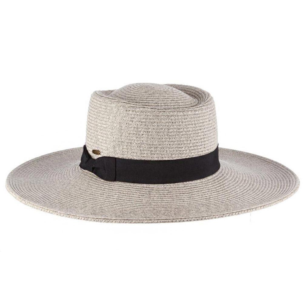 Optimist Scala LP237 Toast Paper Braid Boater Hat – Fashionable Hats