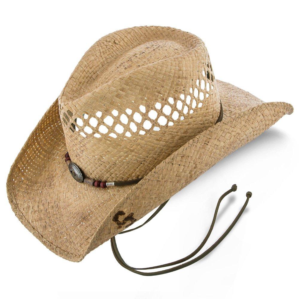 dorfman pacific seagrass vent crushable cowboy hat