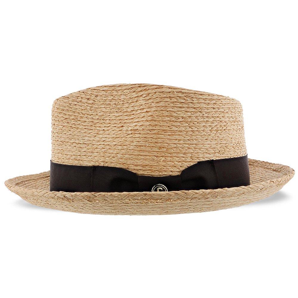 Mens Stetson 42nd Street Straw Fedora Hat, stingy brim | Fashionable Hats