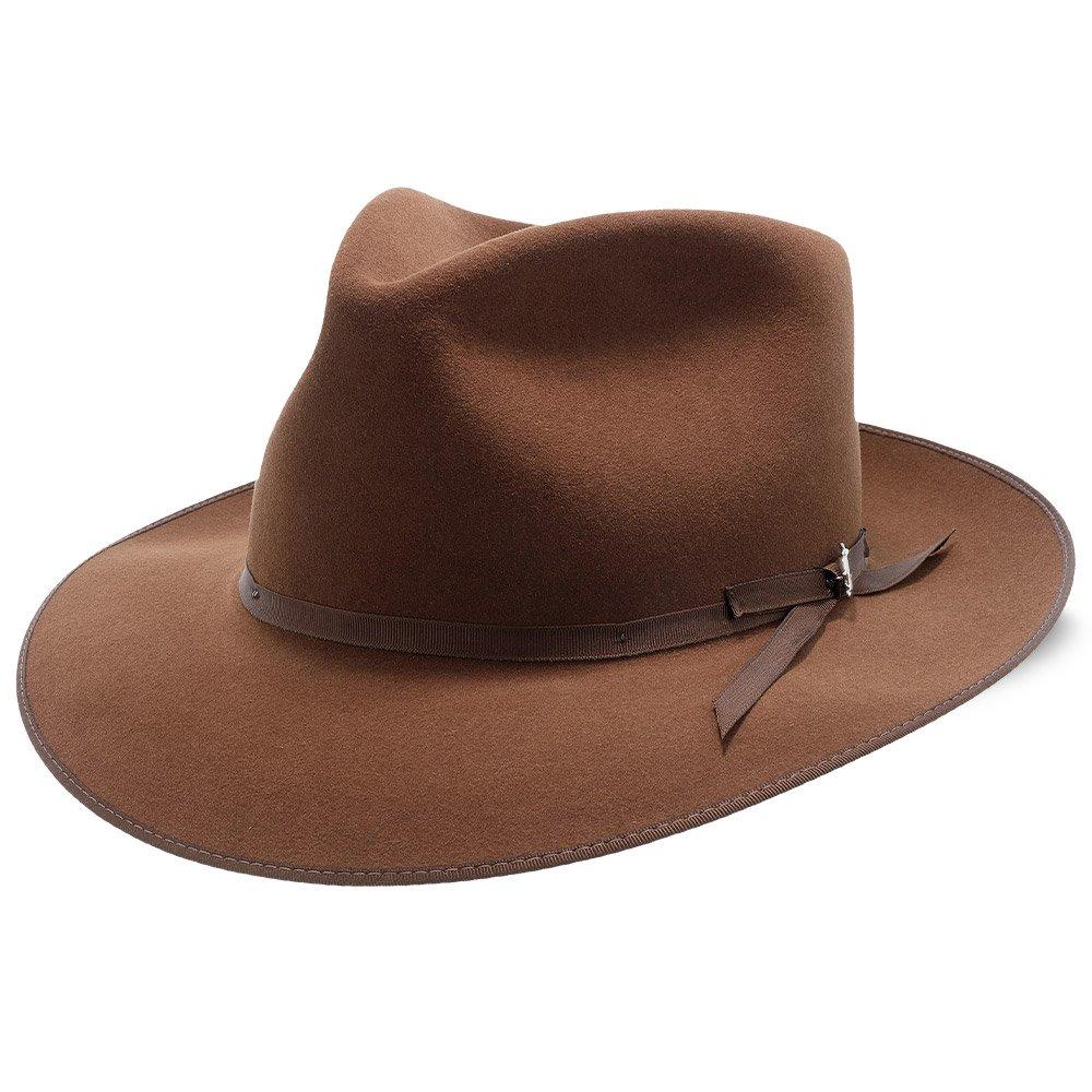 Mens Stetson Stratoliner Fur Felt Fedora Hat, 2.5 in brim