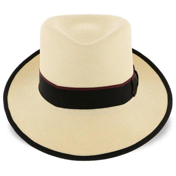 St Tropez Stetson Grade 20 Panama Straw Fedora Hat